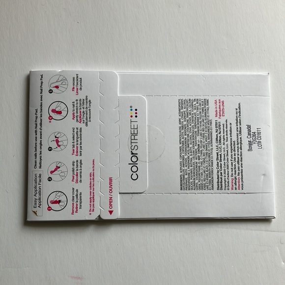 Color Street Bonjour, Canada Nail Strip 100% Real Nail Polish Limited Edition - Picture 4 of 5